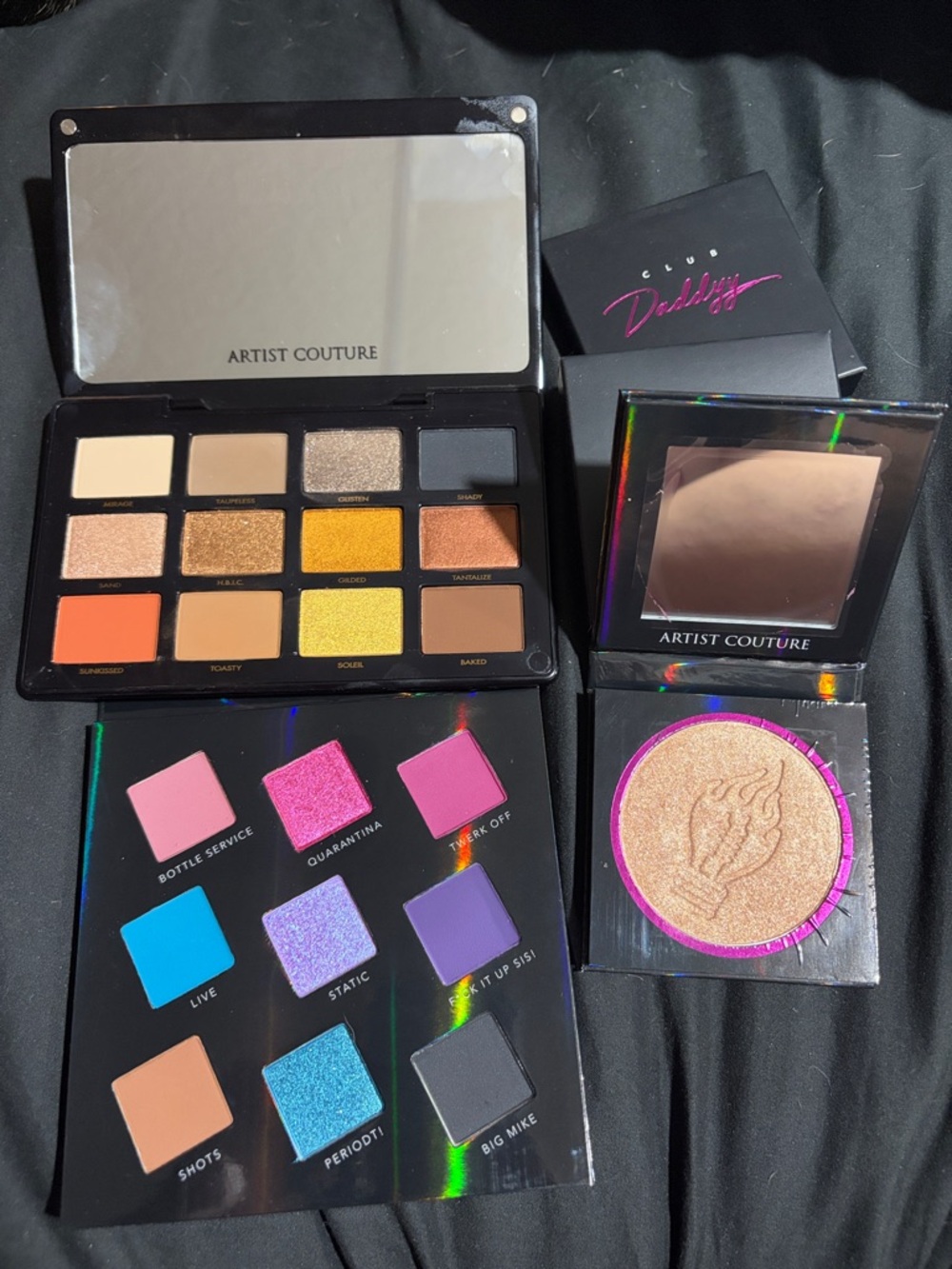 Artist couture eyeshadow pallet & highlight